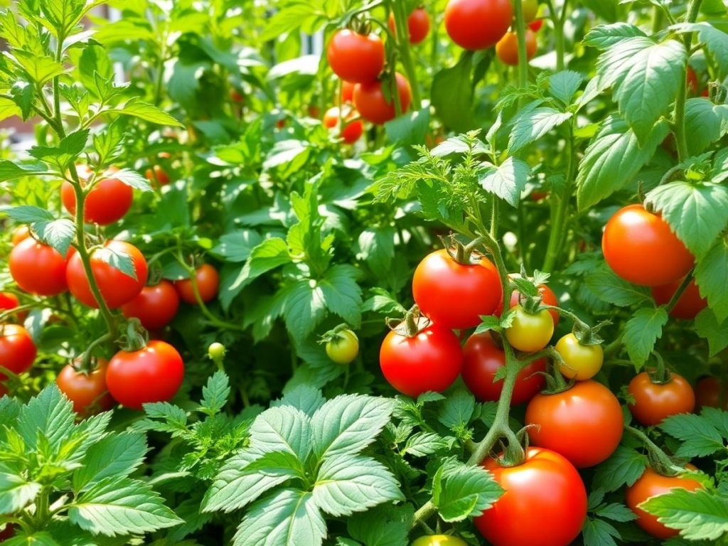 Grădină de legume și fructe ecologice acasă.