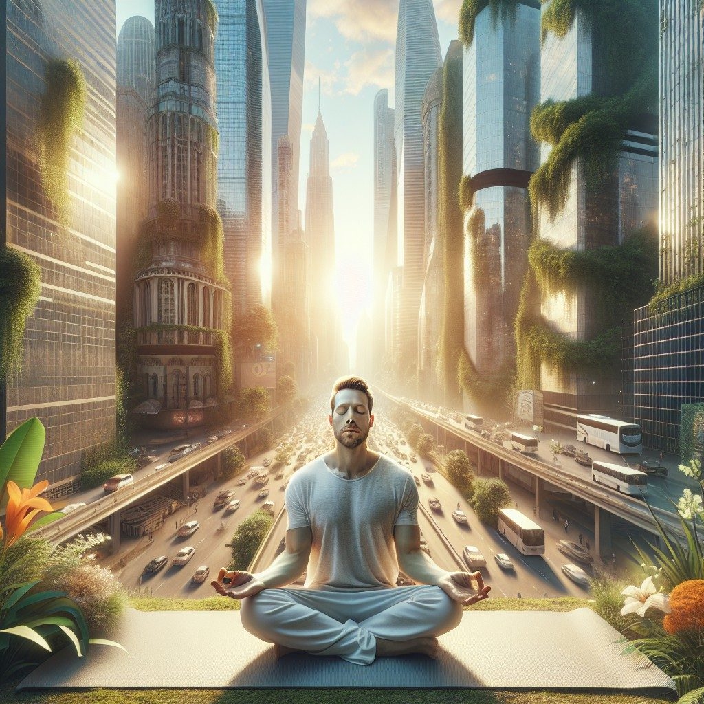 meditație urbană