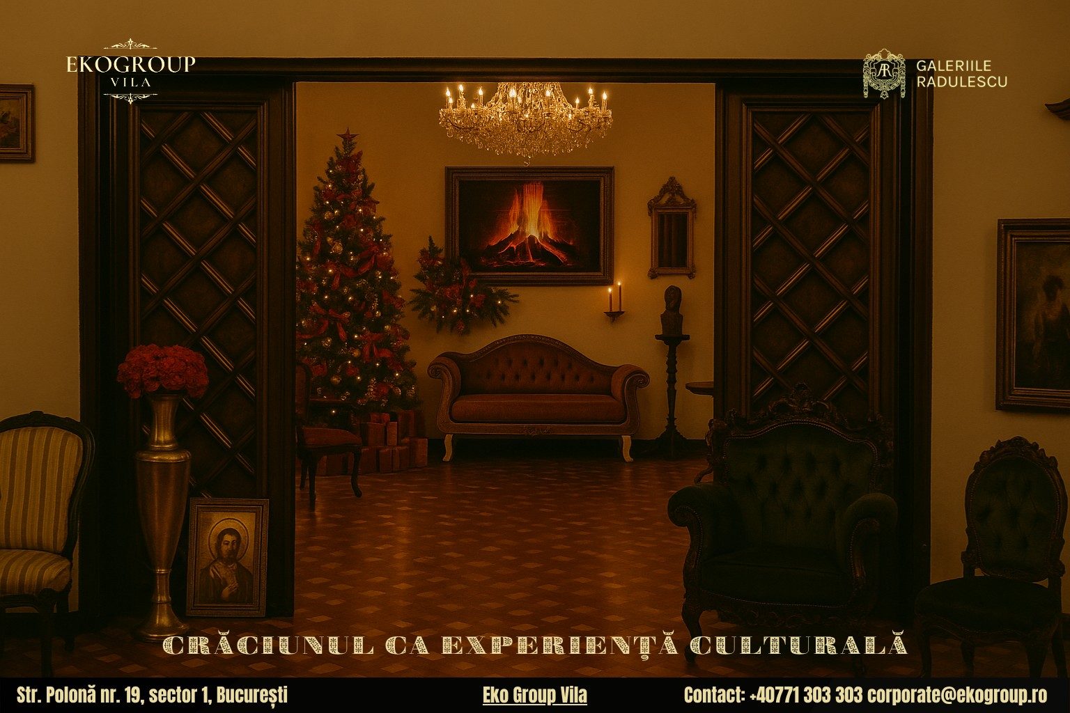 Decoratiuni de Craciun inspirate din farmecul Craciunului anilor ’30 – o experiență unică la Eko Group Vila 2 Decoratiuni de Craciun inspirate din farmecul Craciunului anilor ’30 – o experiență unică la Eko Group Vila