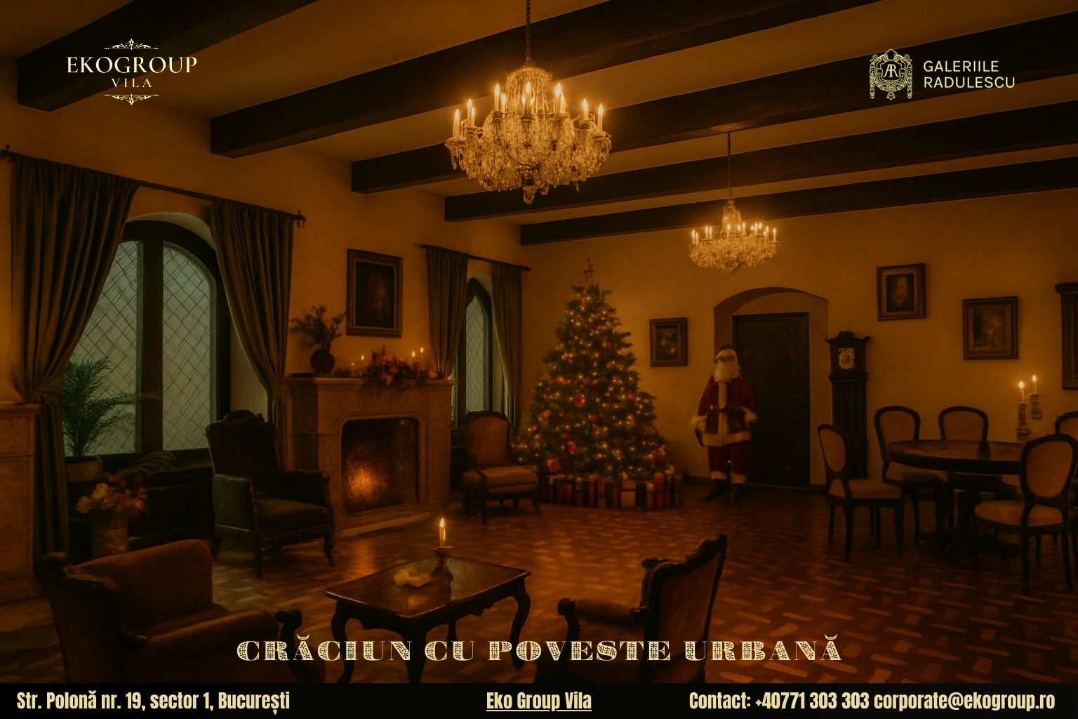 ViataBio 10 Evenimente de Crăciun București: O călătorie în timp cu Crăciunul anilor ’30 la Eko Group Vila