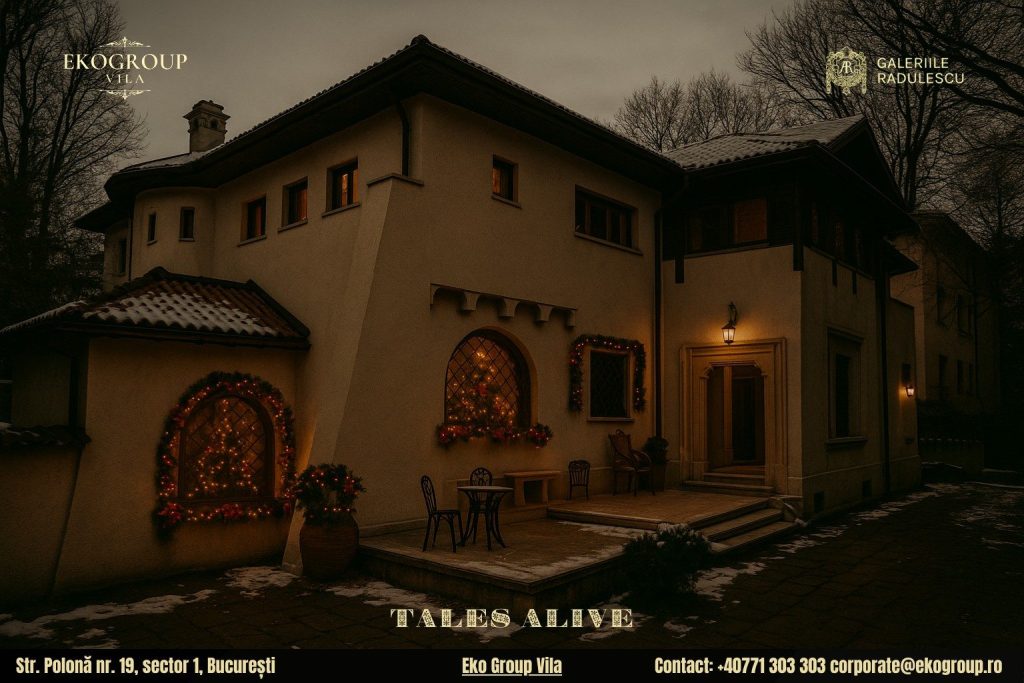 Legende de Crăciun aduse la viață în inimă unei vile istorice: Crăciunul anilor ’30 la Eko Group Vila